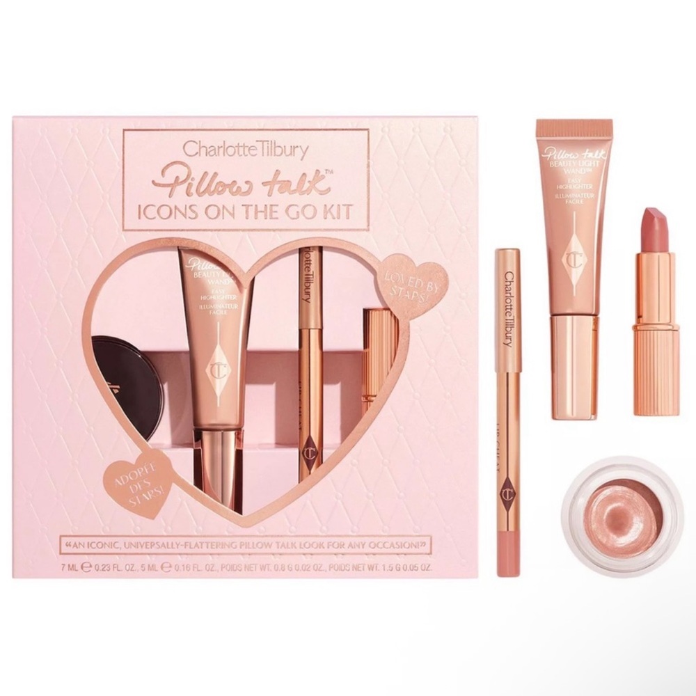 🌸 CHARLOTTE TILBURY Pillow Talk Icons on The Go Kit - Picture 1 of 10